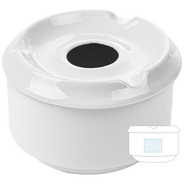 White Porcelain Water Ashtrays